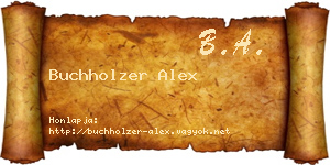 Buchholzer Alex névjegykártya